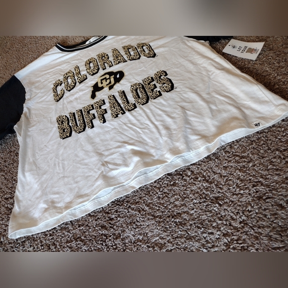 47 Brand Women's Colorado Buffaloes Sandstone T-shirt NWT - Picture 7 of 9